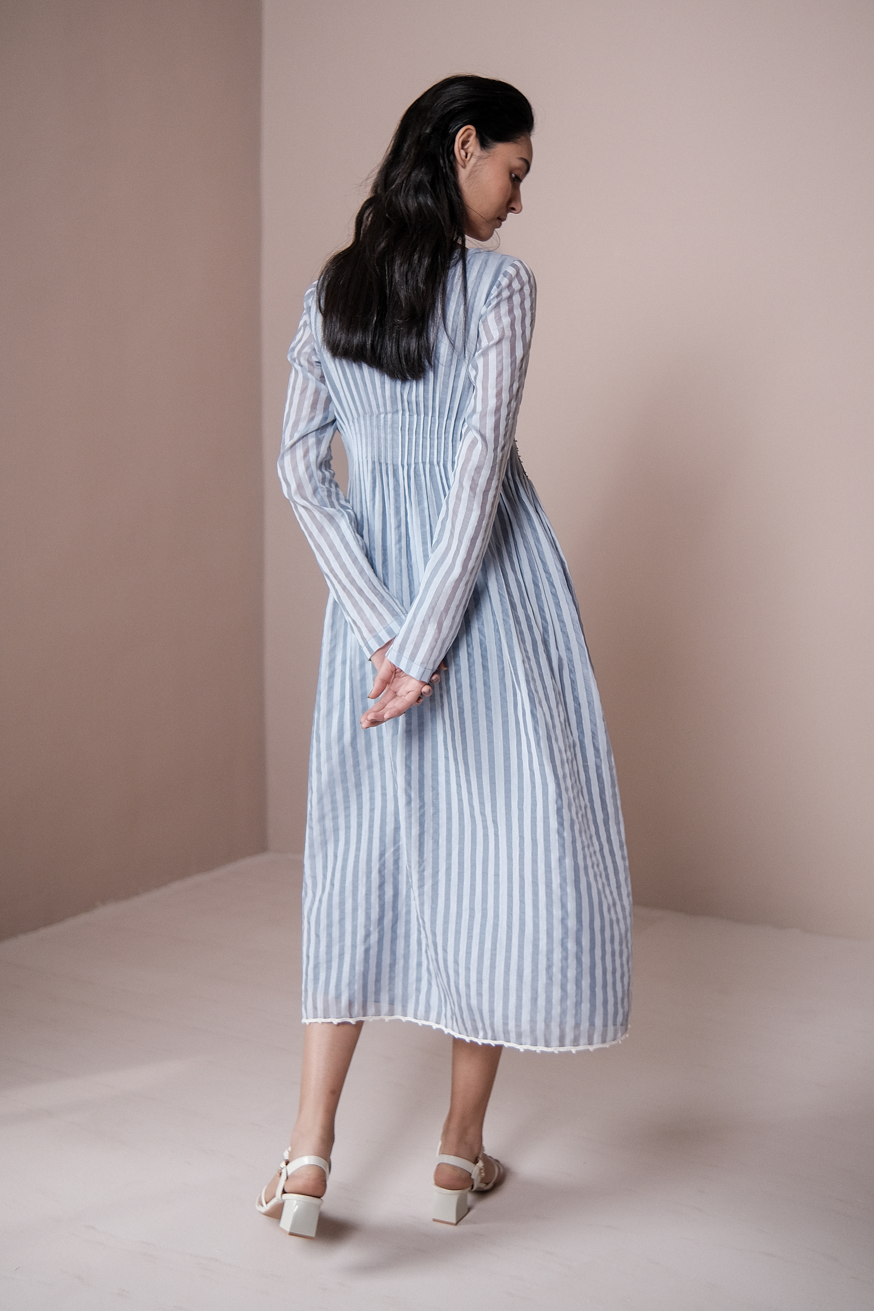 Handsmocked Midi Dress