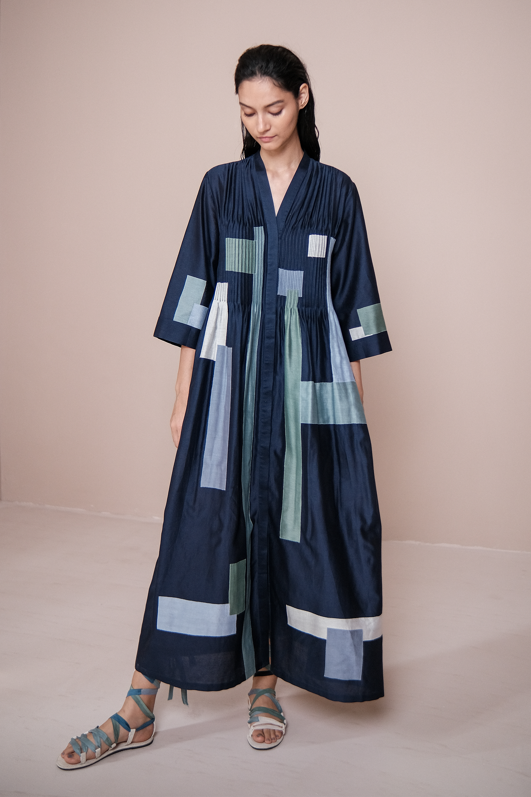Patchwork Midi Dress SWGT
