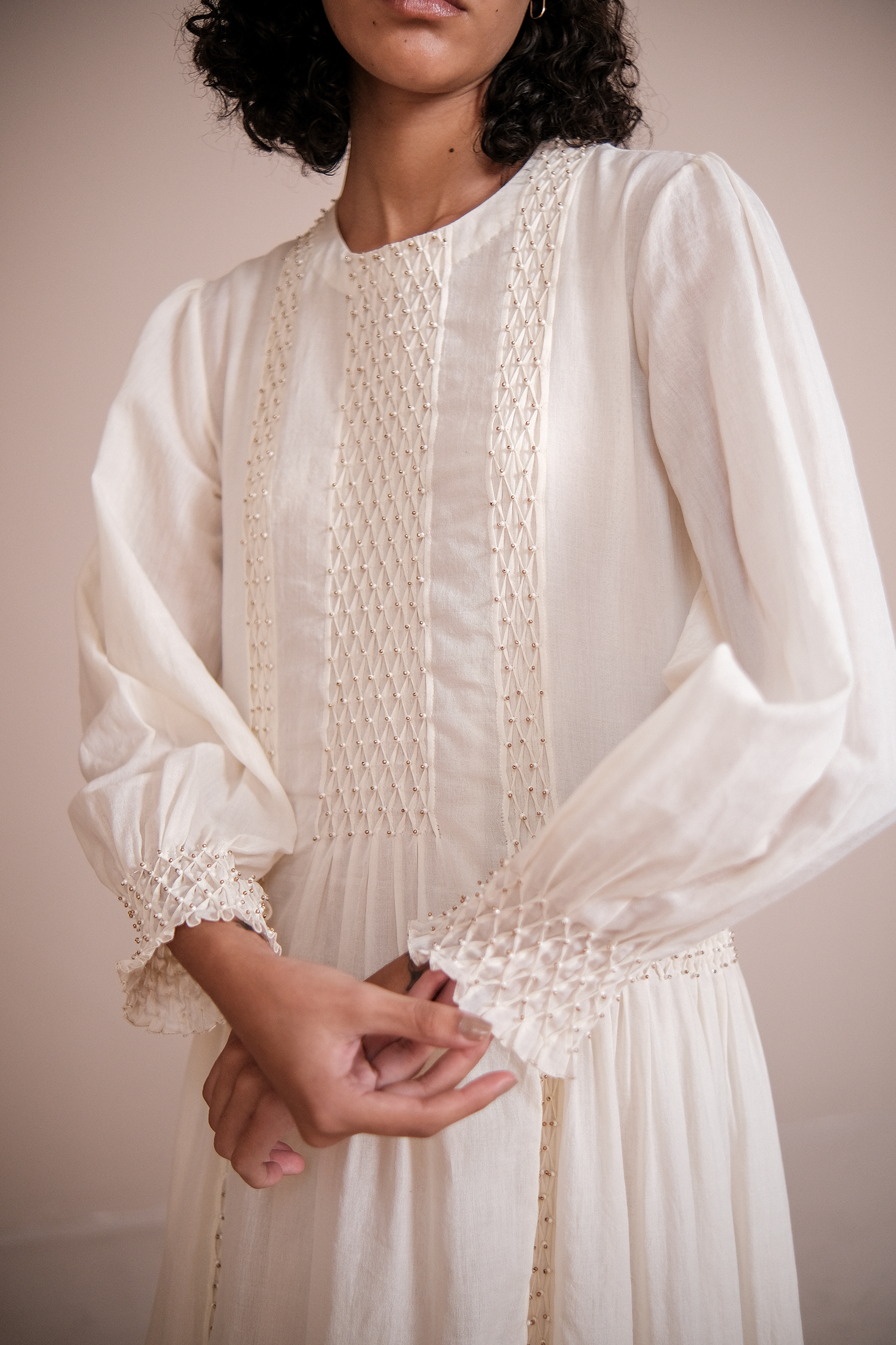 Handsmocked Paneled Dress