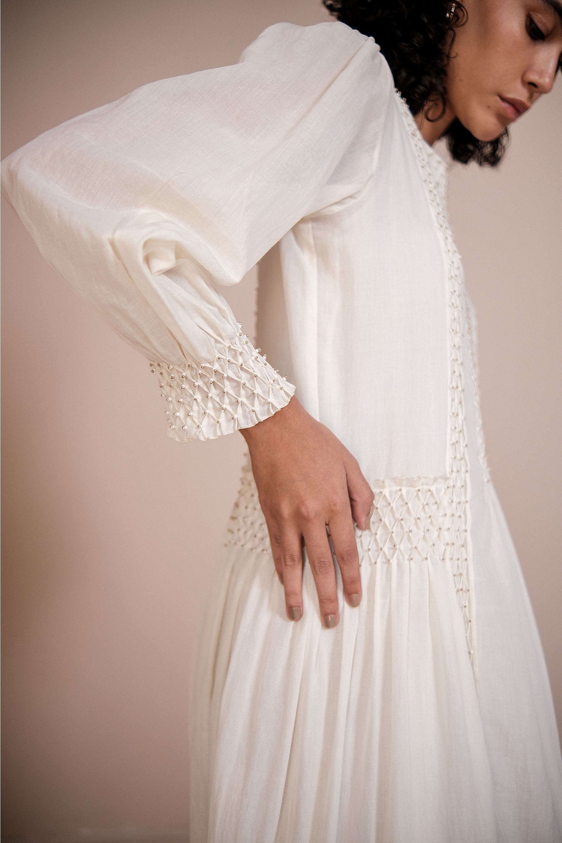 Handsmocked Paneled Dress