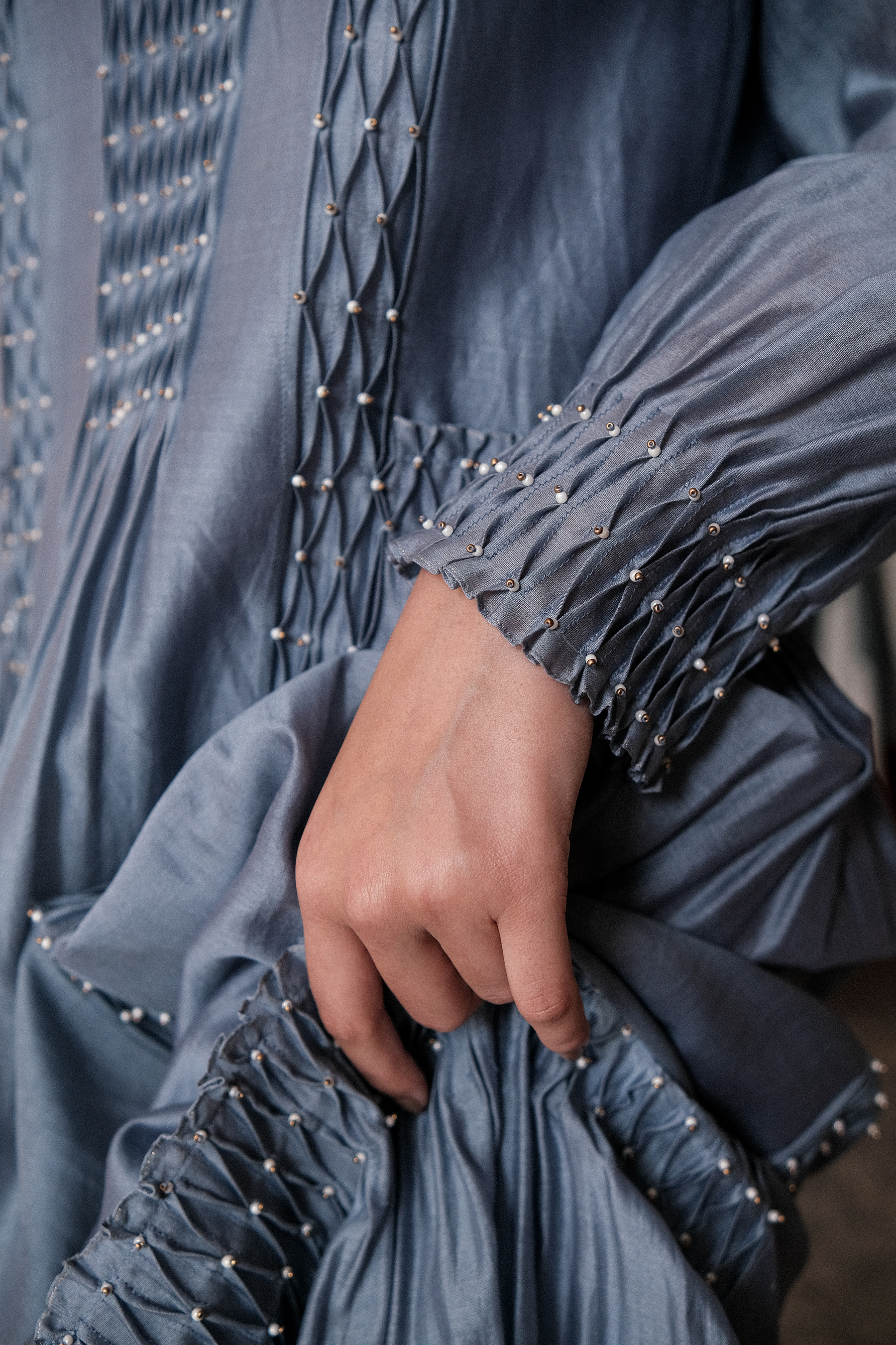 Handsmocked Paneled Dress