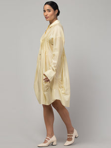 Sculpted shirt dress