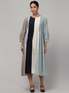 Handsmocked panel dress