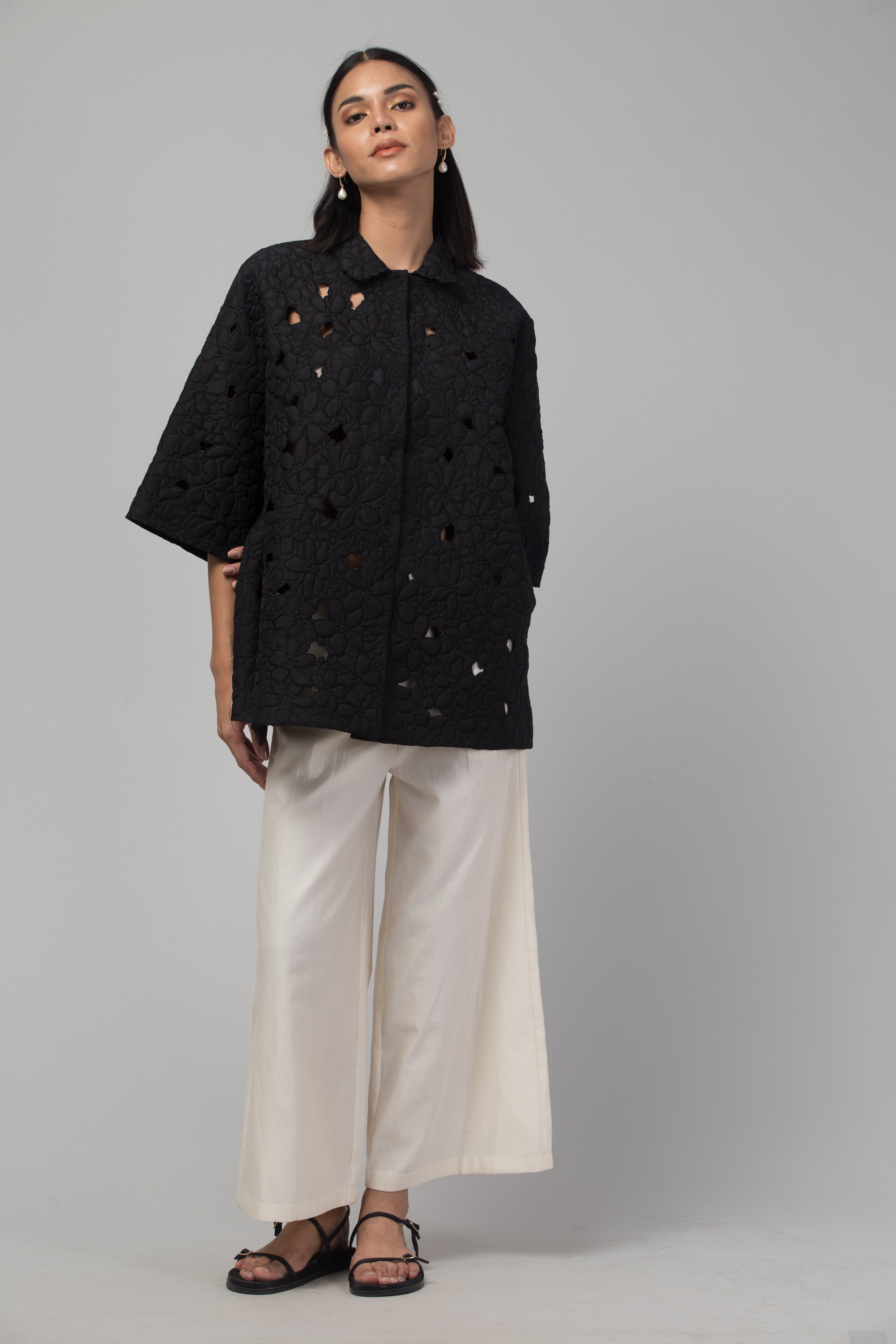 Periwinkle Silk Jacket