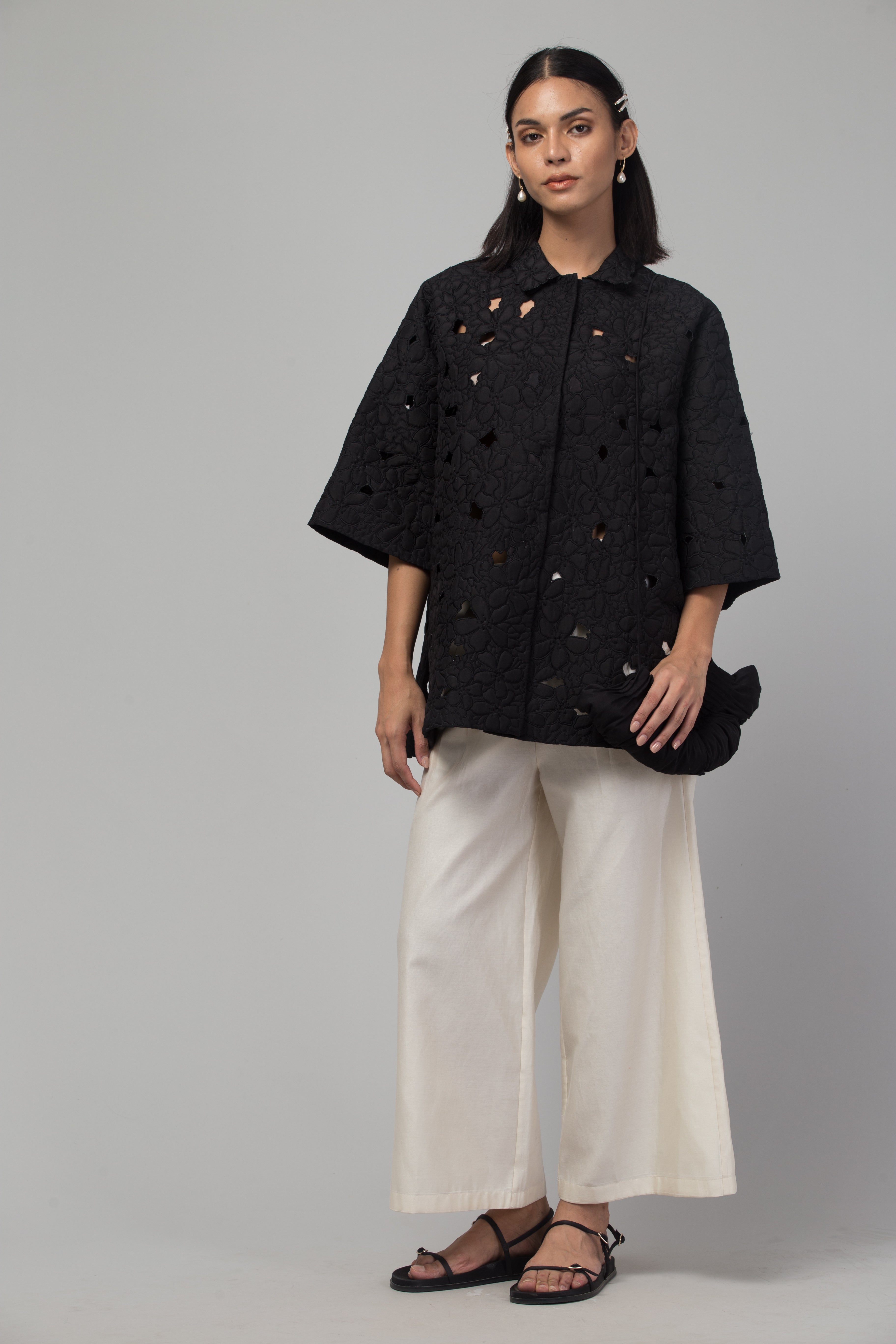 Periwinkle Silk Jacket