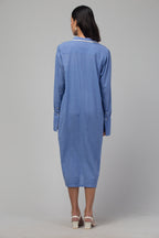 Sapphire shirt dress