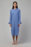 Sapphire shirt dress