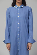 Sapphire shirt dress