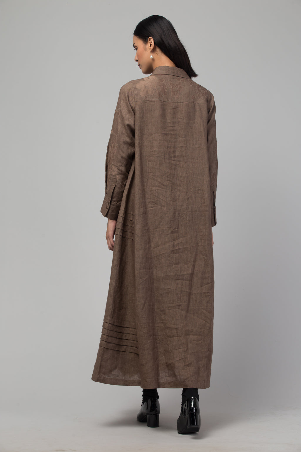 Ebony shirt dress