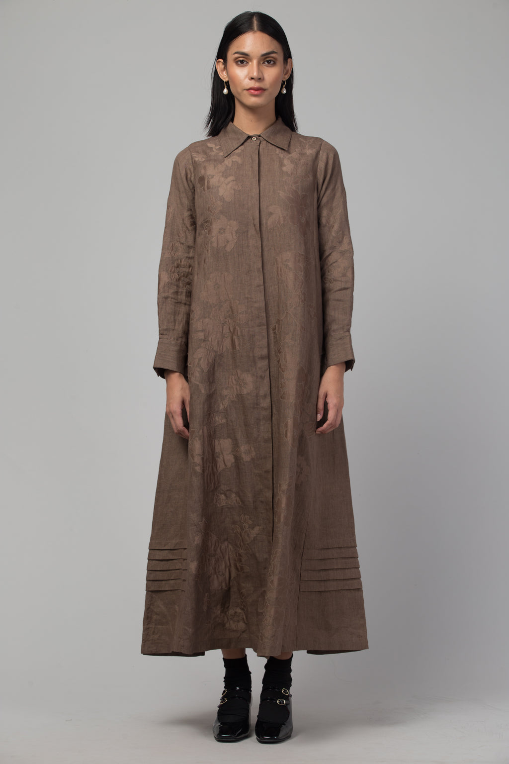 Ebony shirt dress