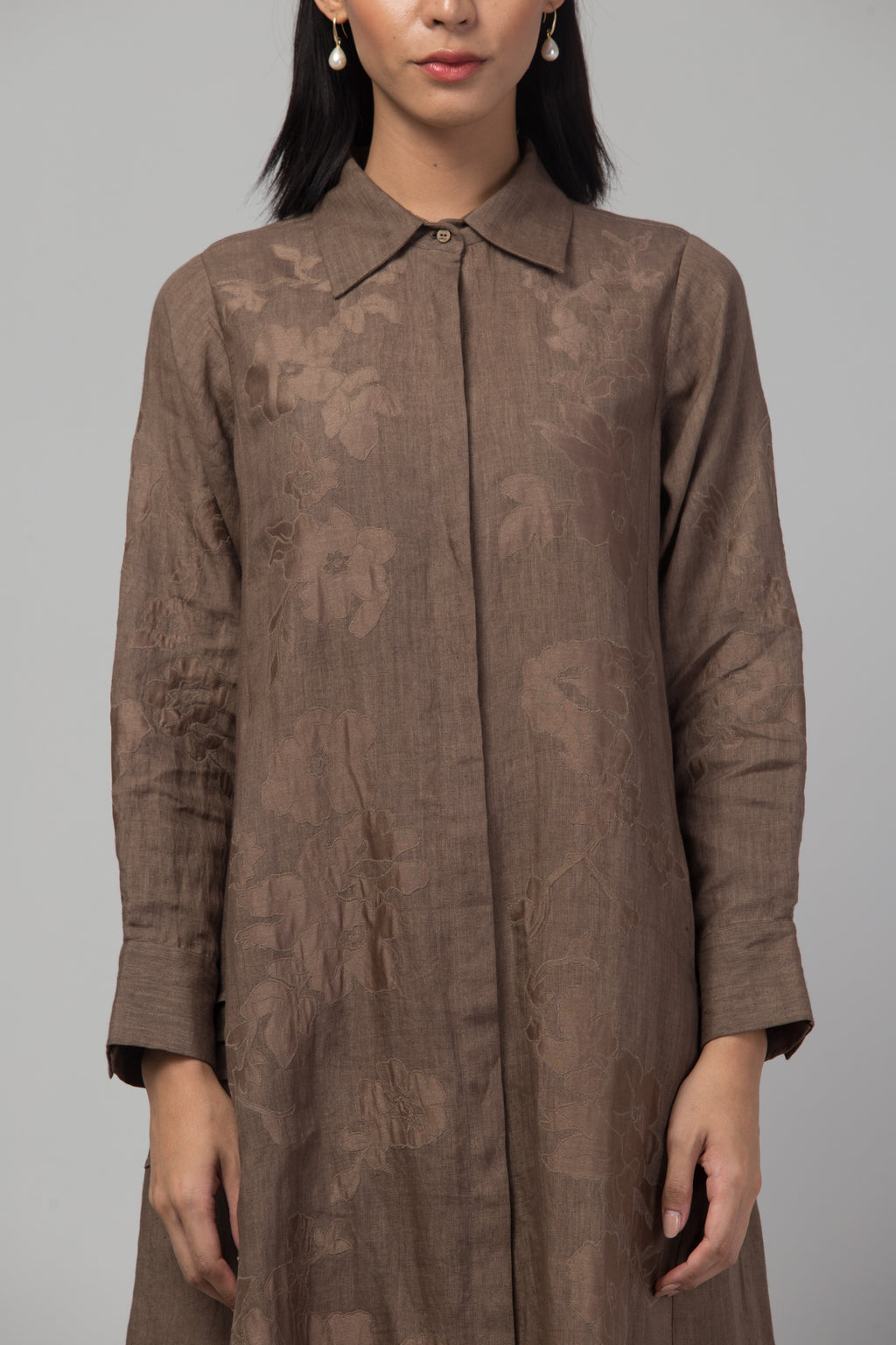 Ebony shirt dress