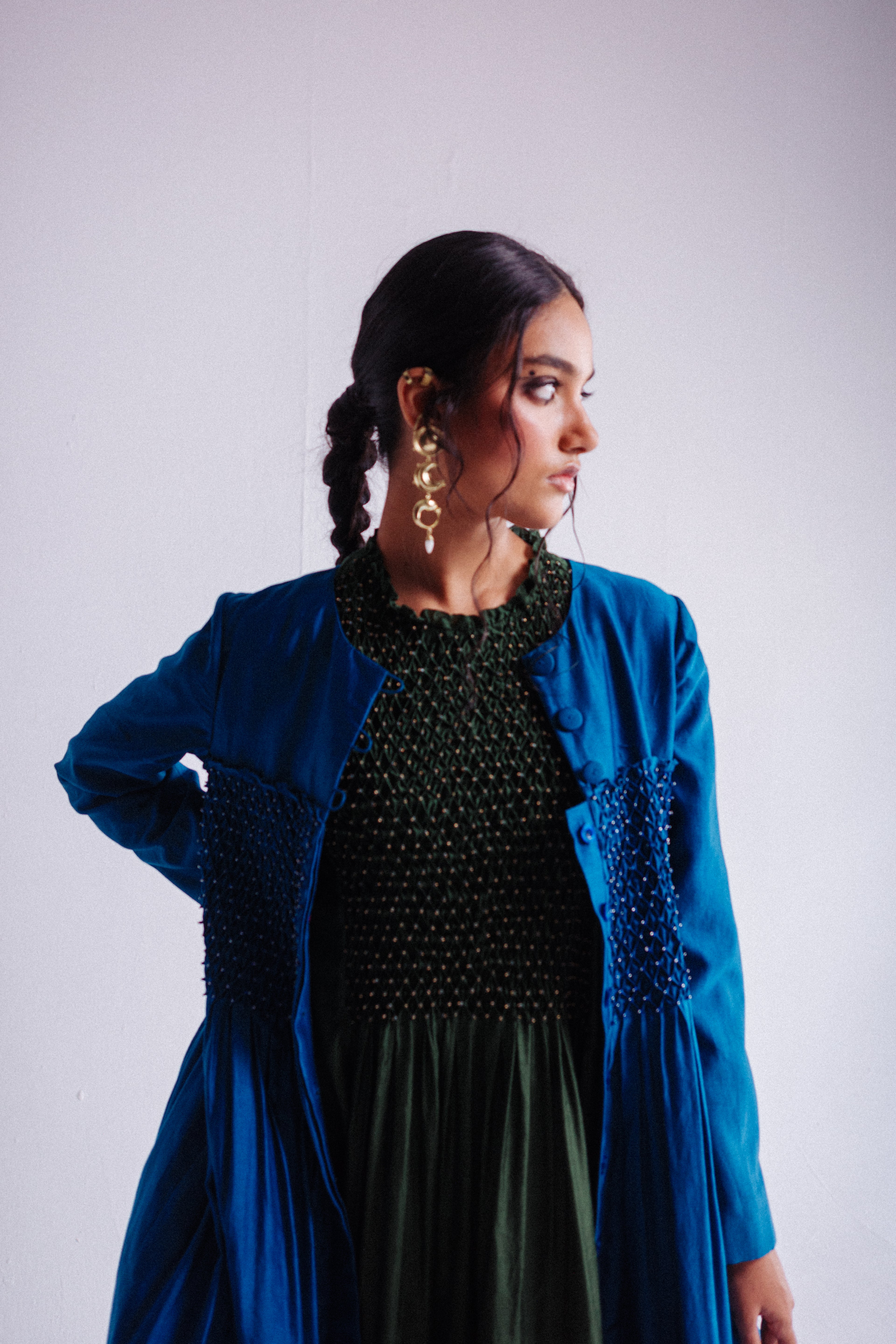 Hand-smocked  jacket