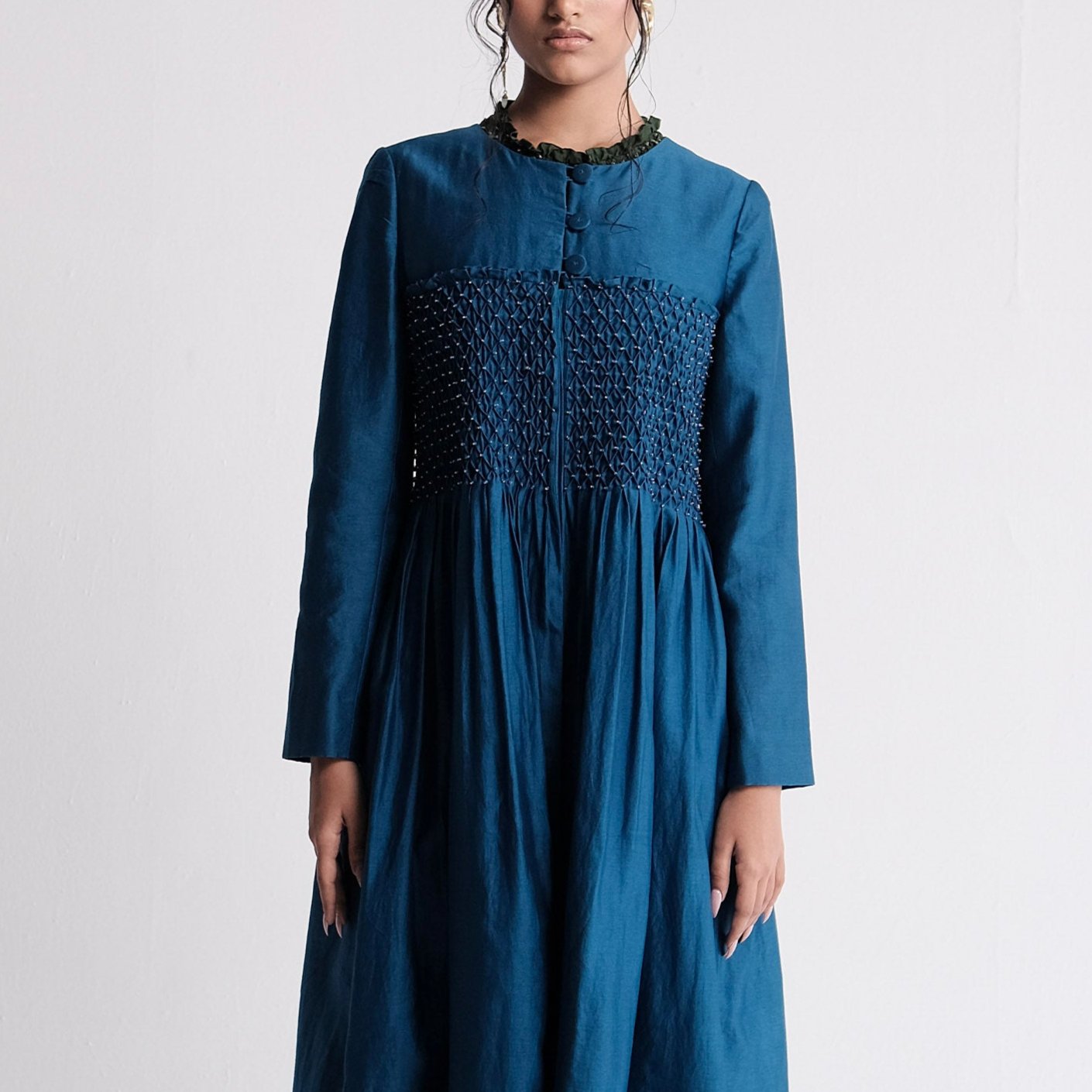 Hand-smocked  jacket