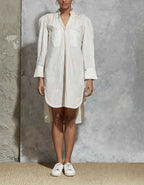 Asymmetric Pintuck Dress