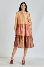 Button Down Tier Dress