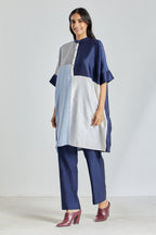Colorblocked Straight Tunic