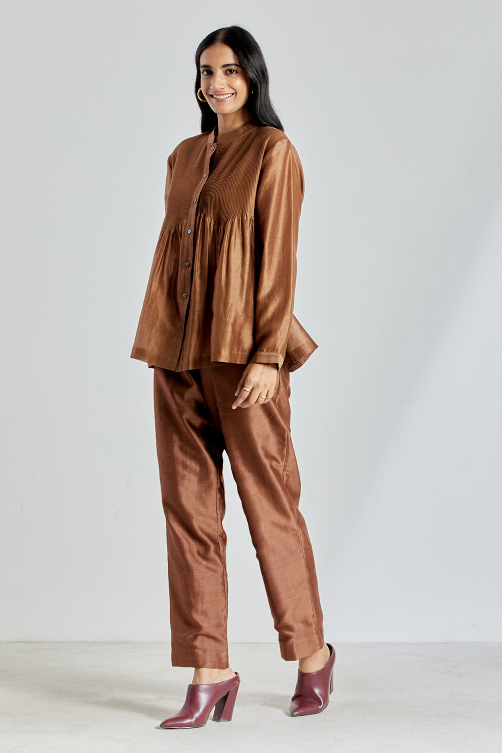 Fine Pleated Shirt