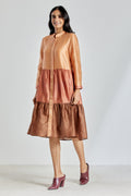 Button Down Tier Dress