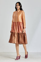 Button Down Tier Dress