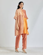 Rust Colorblocked Tunic