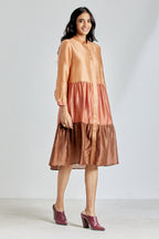 Button Down Tier Dress