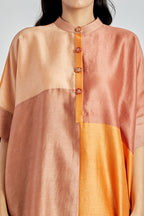 Rust Colorblocked Tunic
