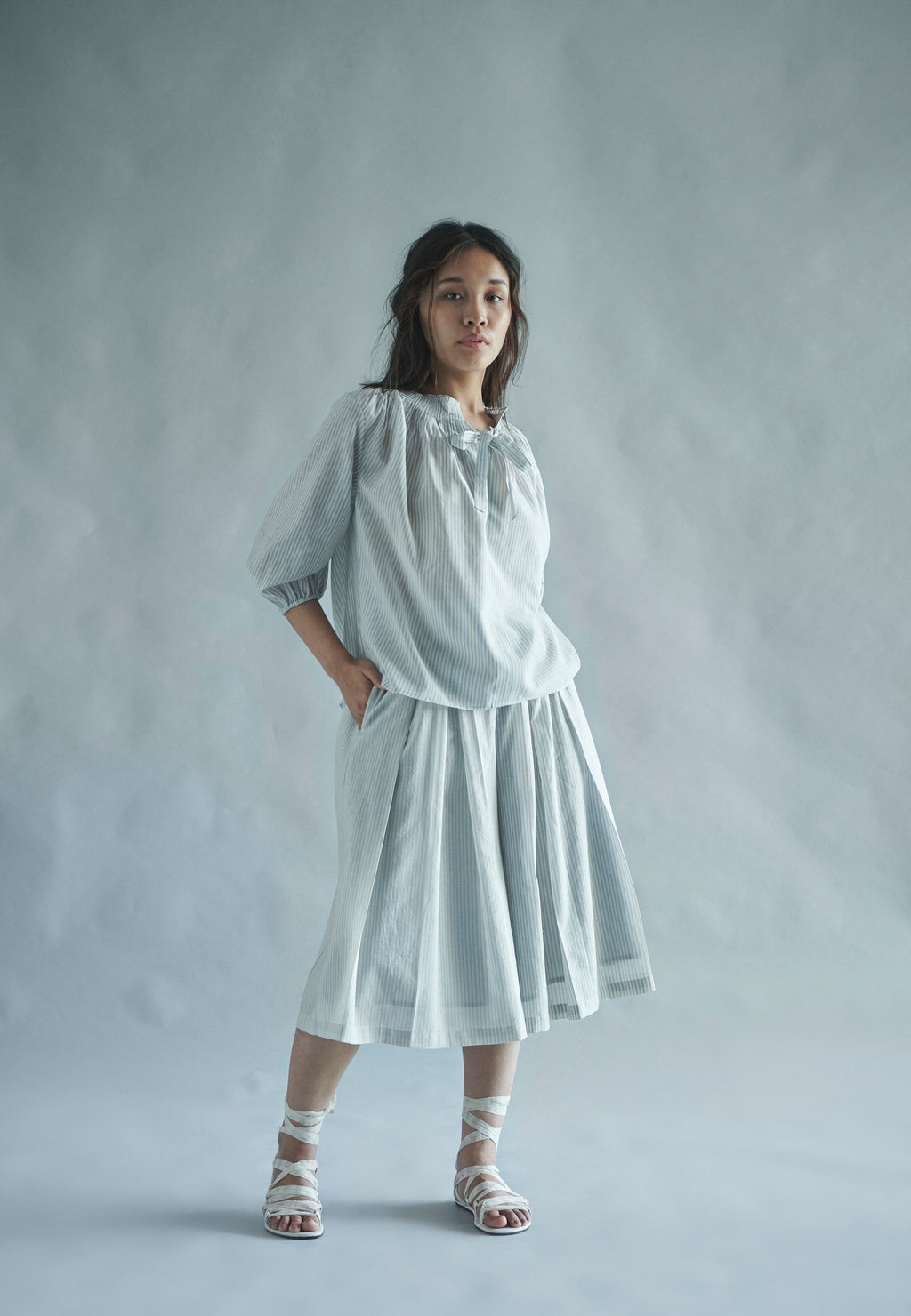 Box Pleat Skirt