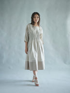 Sculpted Chequered Dress