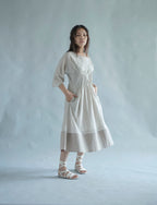 Sculpted Chequered Dress
