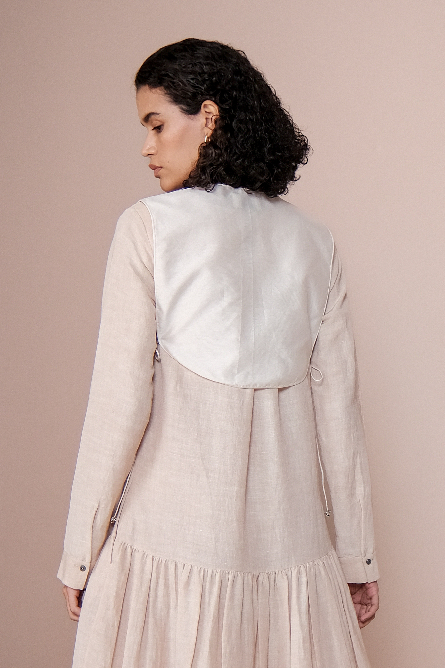 Colorblocked Textured Bib