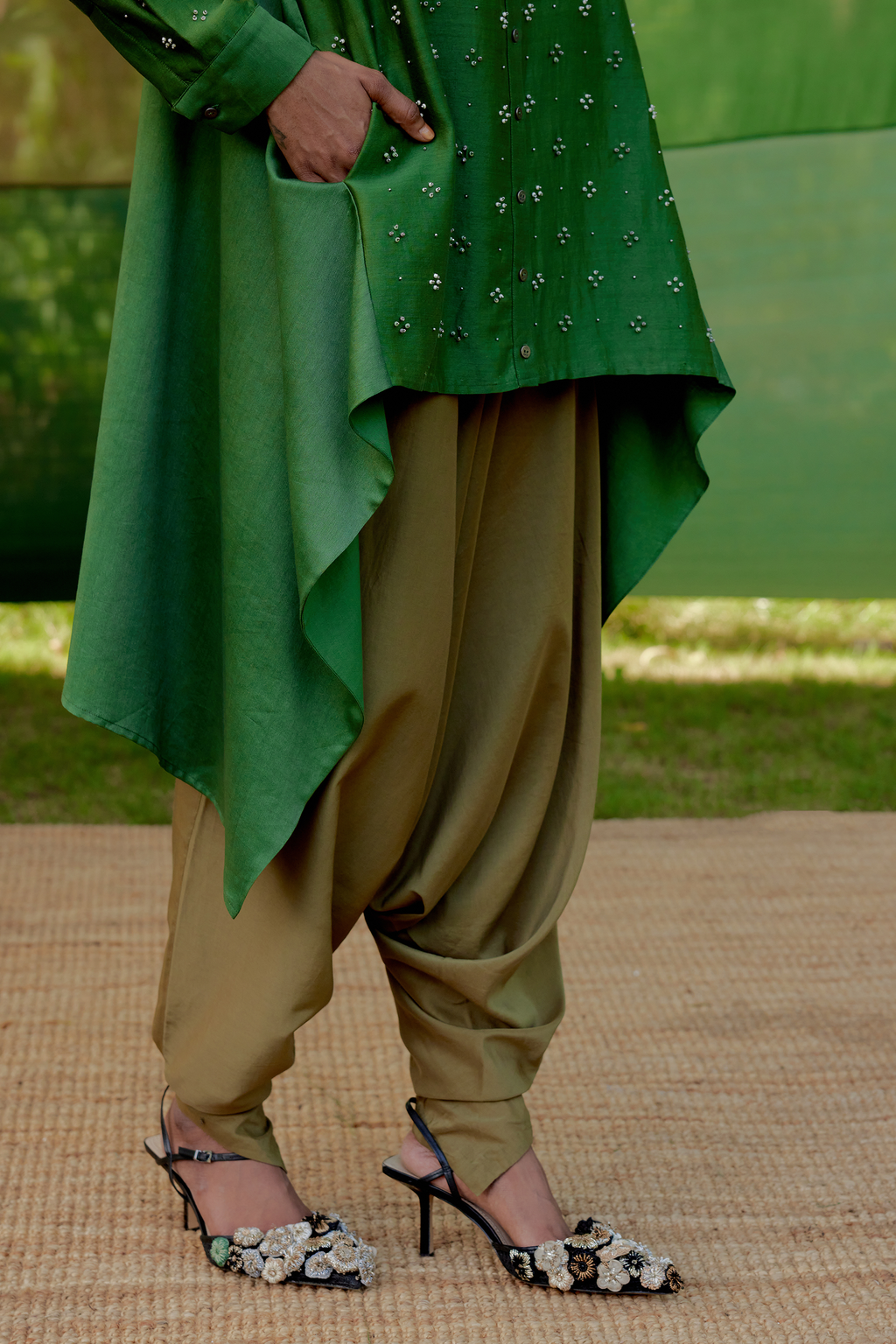 Button down Flared Shirt