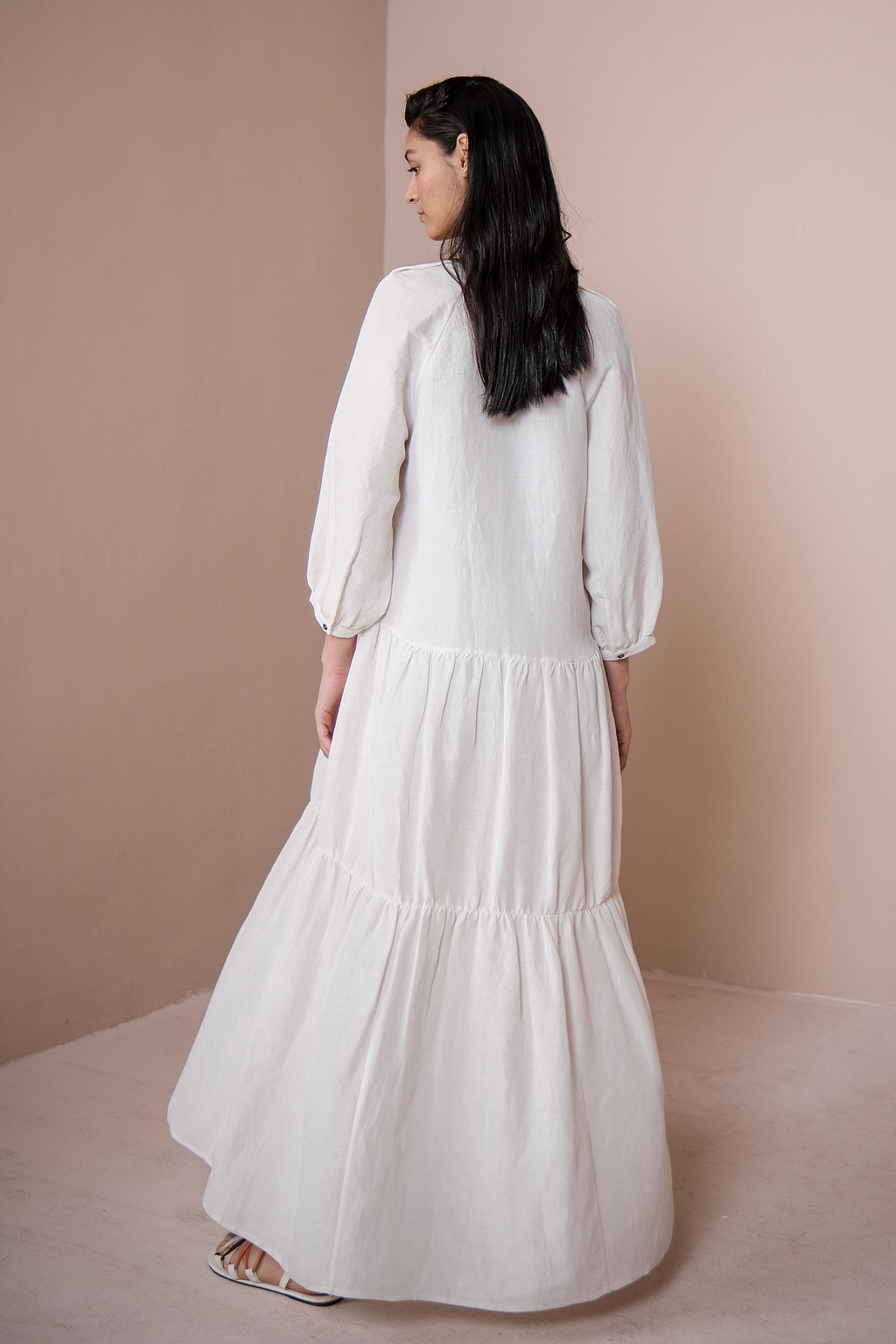 Tiered Textured Dress