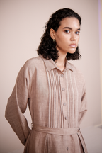 Collared Crochet Dress