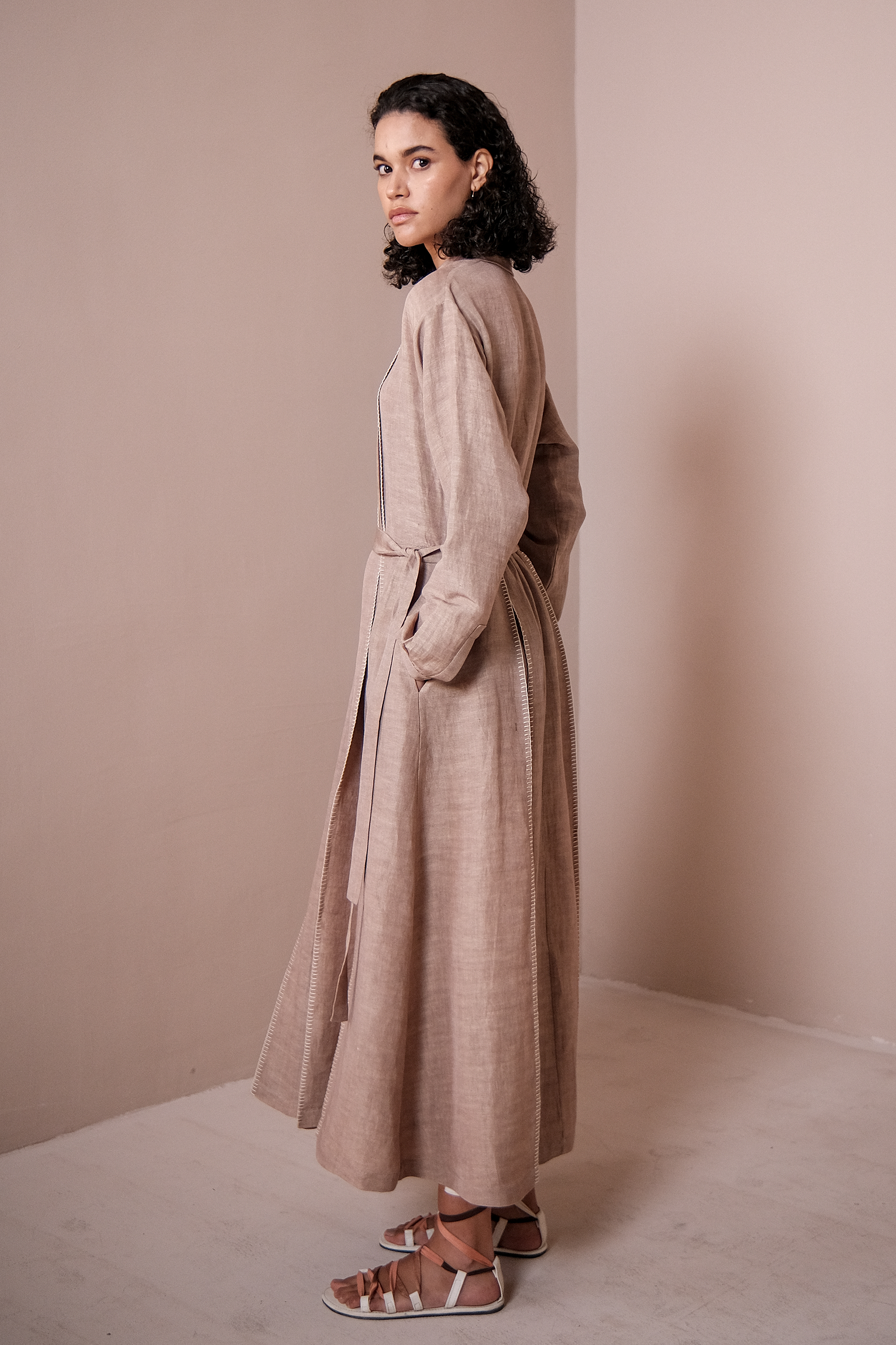 Collared Crochet Dress