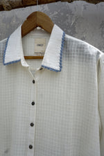 Load image into Gallery viewer, Crocheted Collared Shirt

