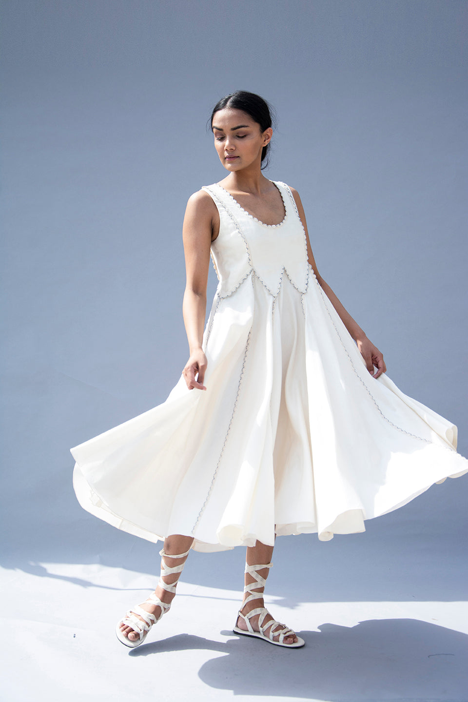 Scallop Dress