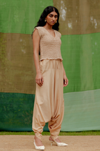 Handsmocked Crop Top