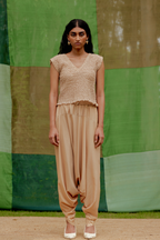 Handsmocked Crop Top