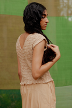 Handsmocked Crop Top