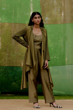 Handsmocked Sleeve Jacket