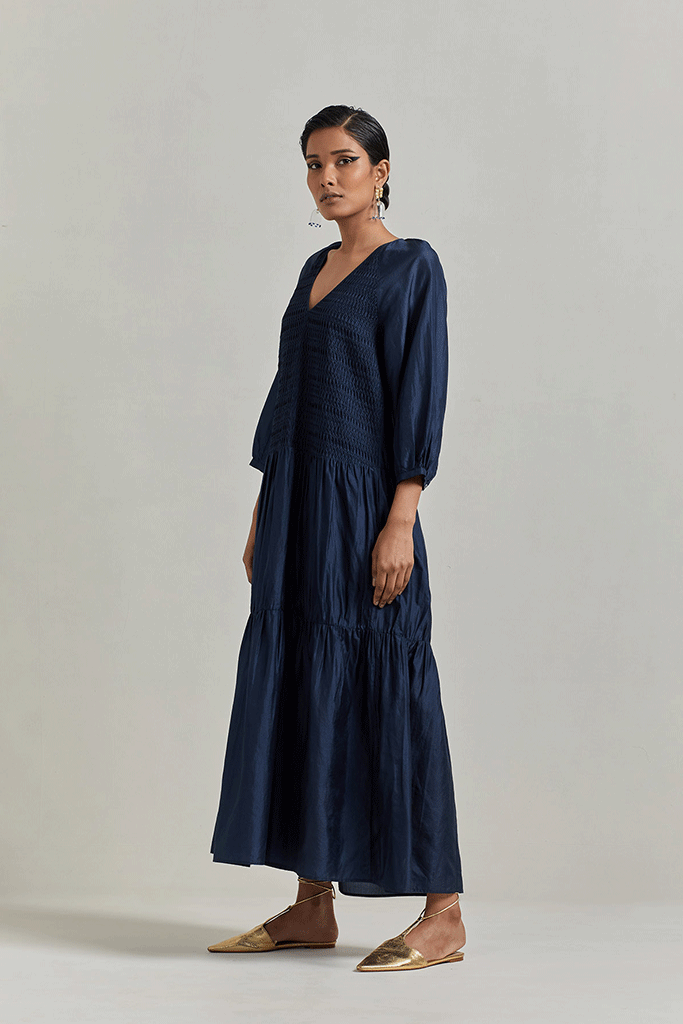 Textured Tier Dress