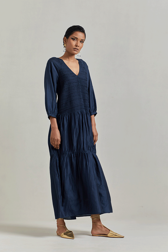 Textured Tier Dress