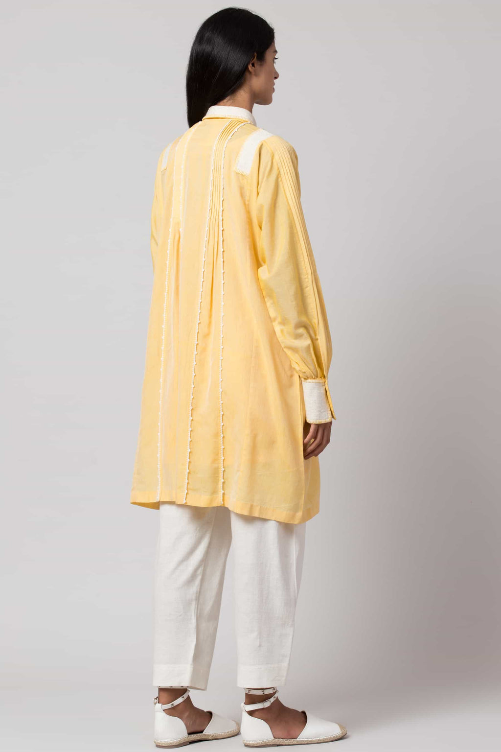 Crochet Pintuck Tunic Set