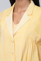 Lapel Shirt Dress
