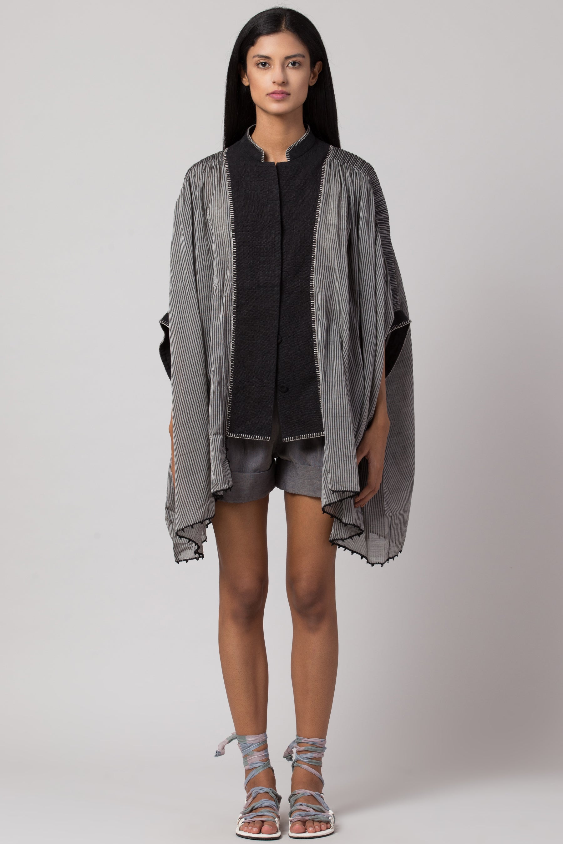 Over Sized Draped Jacket