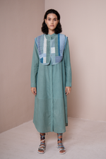 Load image into Gallery viewer, Shirt Dress with Bib
