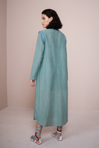 Shirt Dress with Bib