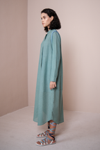 Shirt Dress with Bib