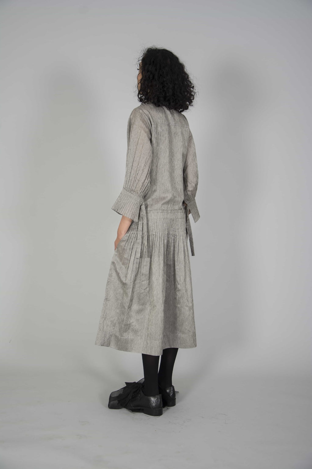 Sand Pleat Dress