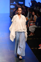 ASSYMETRIC SHIRT  with Hakama Pants